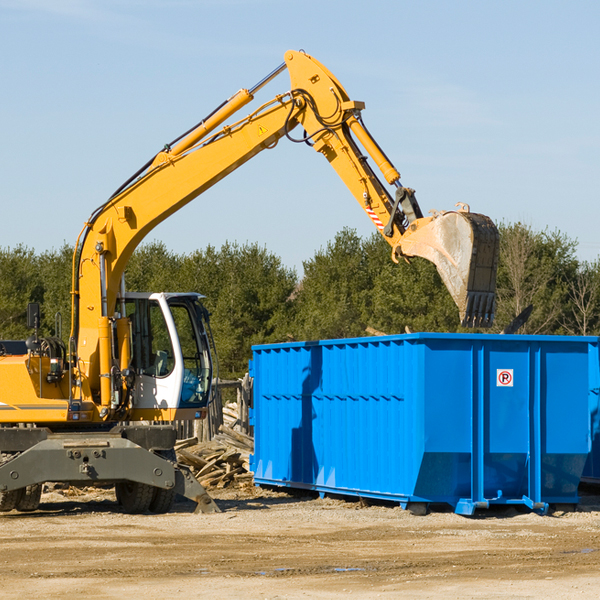 can i choose the location where the residential dumpster will be placed in Carlton GA